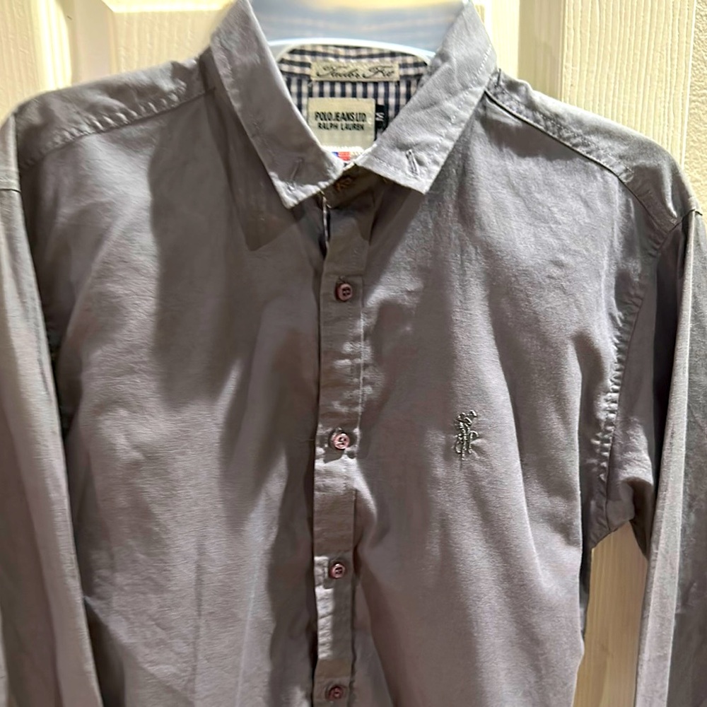 .03 Polo by Ralph Lauren Gray Men's Shirt